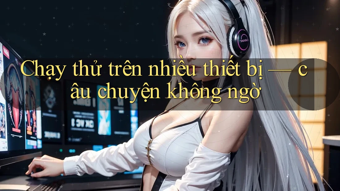 Chạy thử trên nhiều thiết bị — câu chuyện không ngờ Chạy thử trên nhiều thiết bị — câu chuyện không ngờ