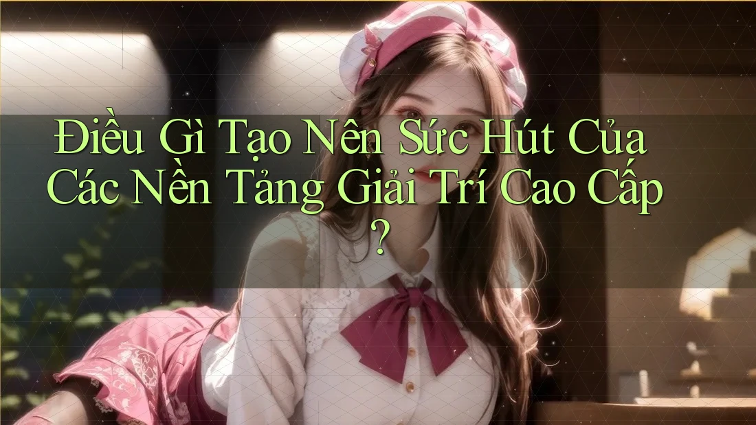 Điều Gì Tạo Nên Sức Hút Của Các Nền Tảng Giải Trí Cao Cấp?