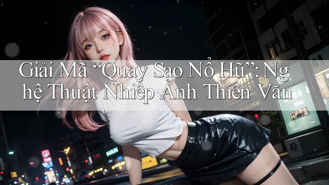 Giải Mã “Quay Sao Nổ Hũ”: Nghệ Thuật Nhiếp Ảnh Thiên Văn Giải Mã “Quay Sao Nổ Hũ”: Nghệ Thuật Nhiếp Ảnh Thiên Văn
