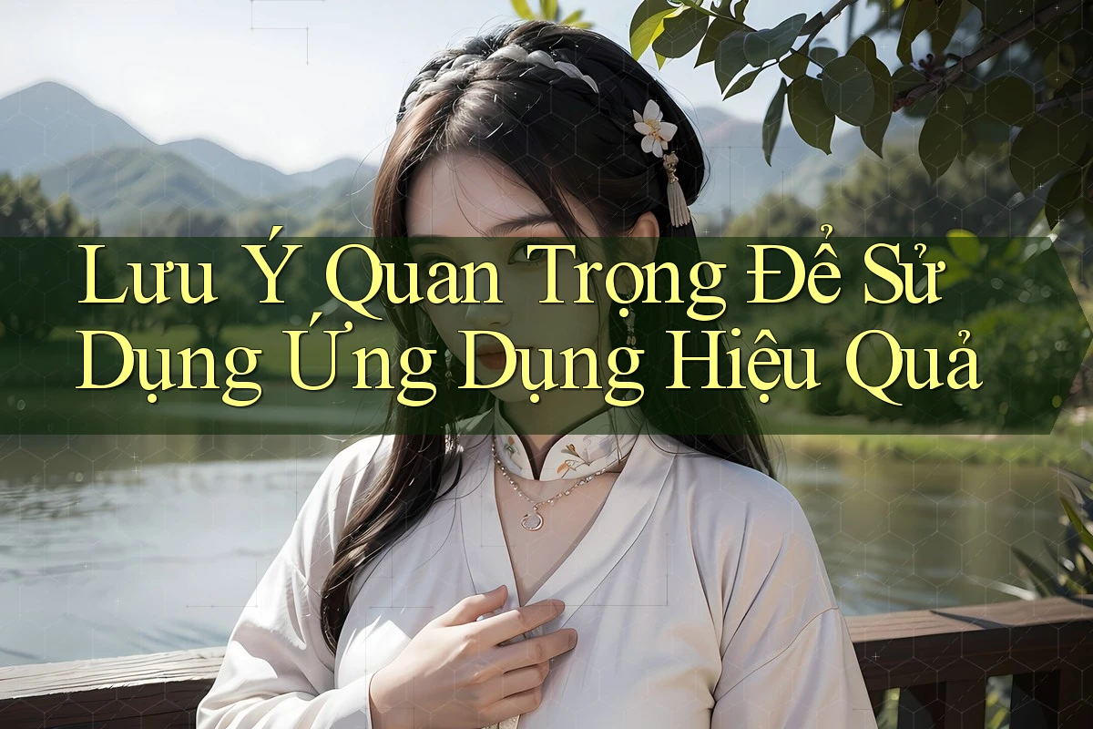 Lưu Ý Quan Trọng Để Sử Dụng Ứng Dụng Hiệu Quả Lưu Ý Quan Trọng Để Sử Dụng Ứng Dụng Hiệu Quả