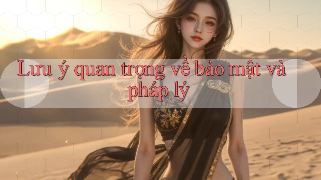 Lưu ý quan trọng về bảo mật và pháp lý
