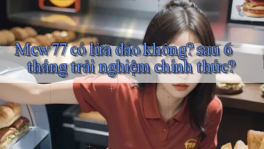 Mcw77 có lừa đảo không sau 6 tháng trải nghiệm chính thức