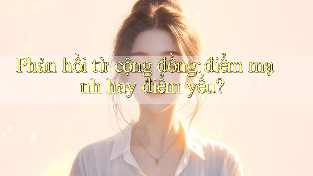 Phản hồi từ cộng đồng: điểm mạnh hay điểm yếu? Phản hồi từ cộng đồng: điểm mạnh hay điểm yếu?