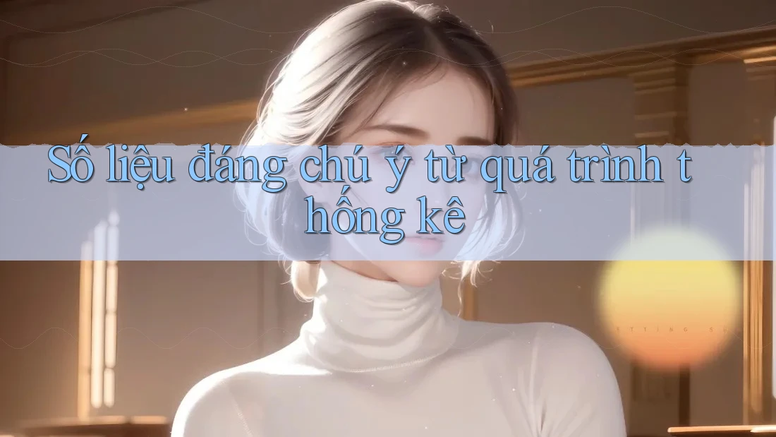 Số liệu đáng chú ý từ quá trình thống kê Số liệu đáng chú ý từ quá trình thống kê