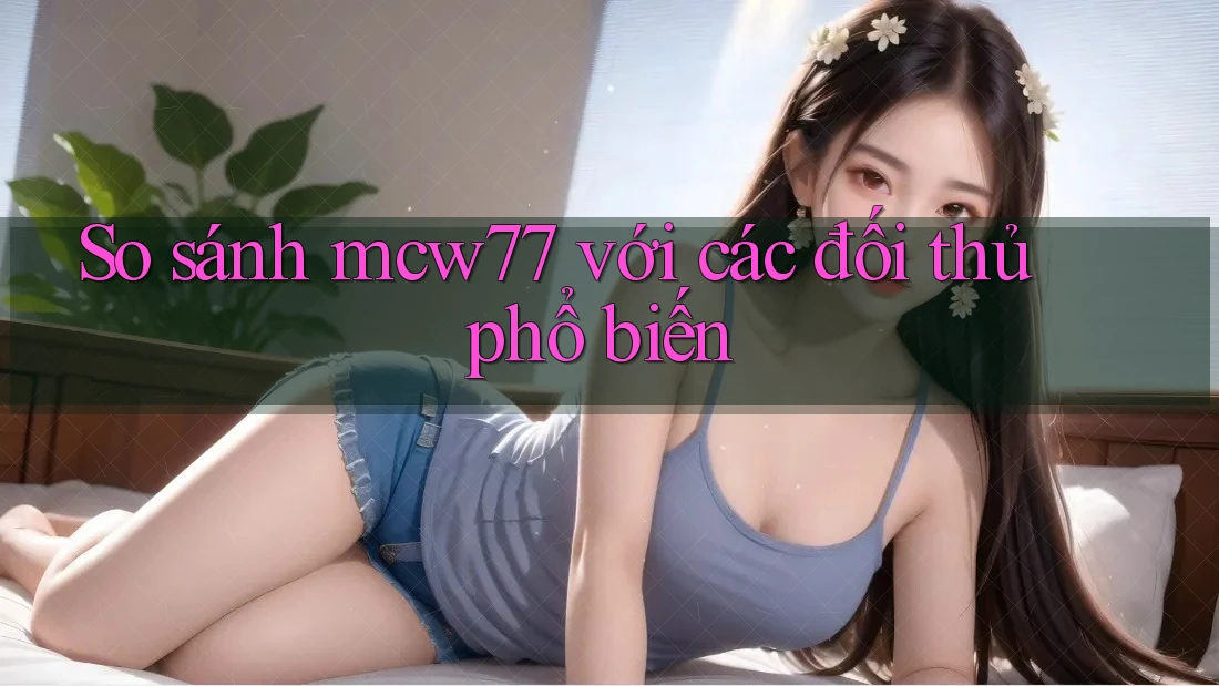 So sánh mcw77 với các đối thủ phổ biến So sánh mcw77 với các đối thủ phổ biến