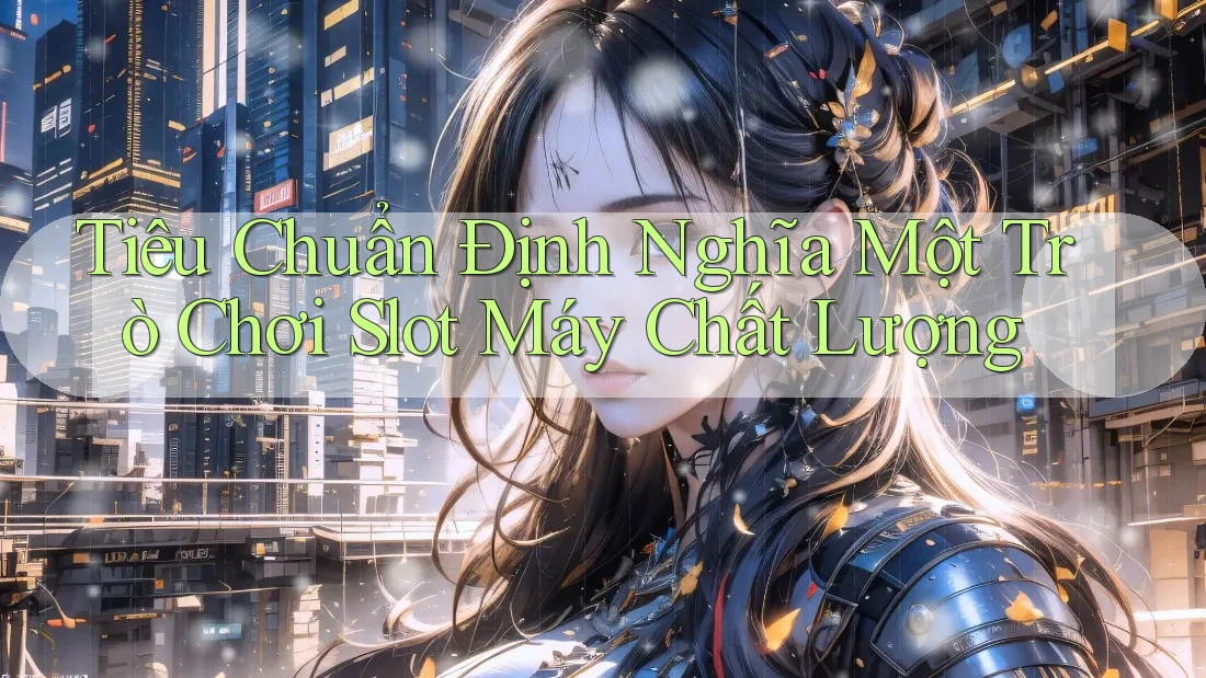 Tiêu Chuẩn Định Nghĩa Một Trò Chơi Slot Máy Chất Lượng