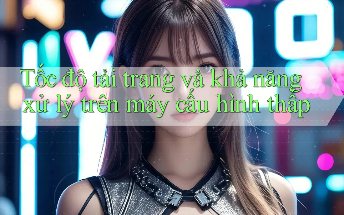 Tốc độ tải trang và khả năng xử lý trên máy cấu hình thấp Tốc độ tải trang và khả năng xử lý trên máy cấu hình thấp