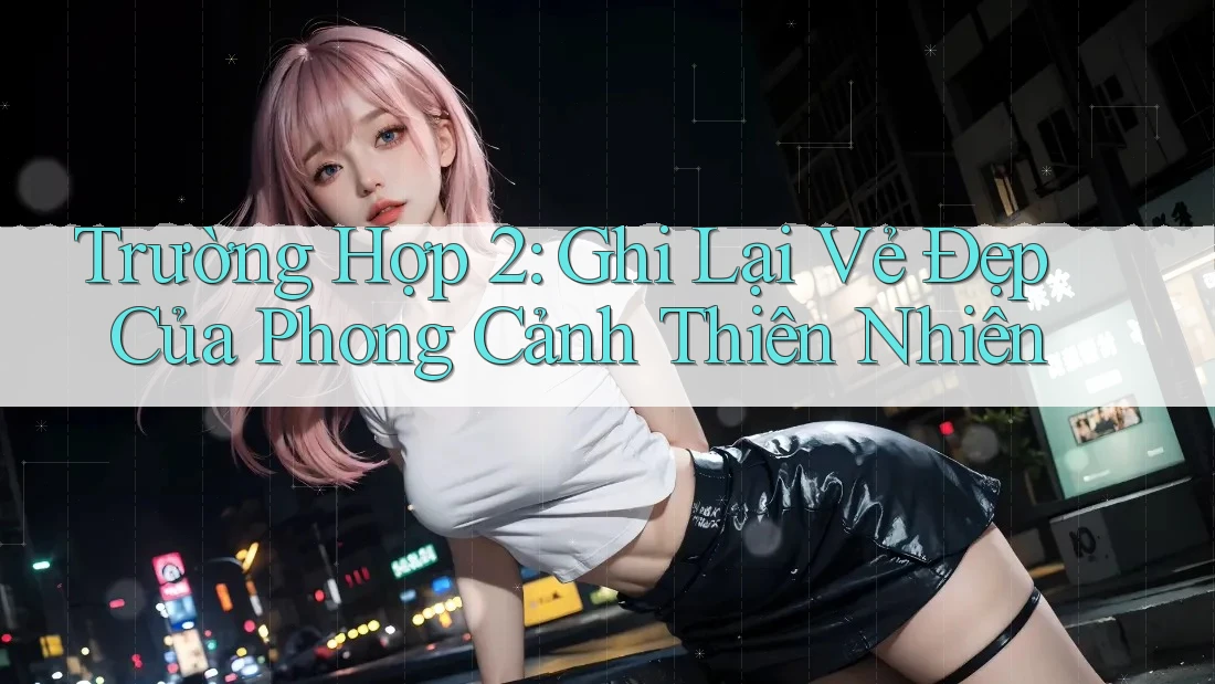 Trường Hợp 2: Ghi Lại Vẻ Đẹp Của Phong Cảnh Thiên Nhiên